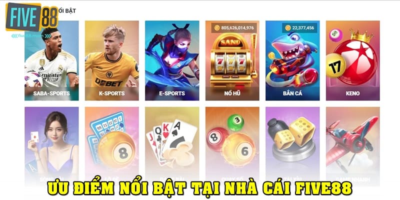 Khuyến mãi cực khủng tại Five88